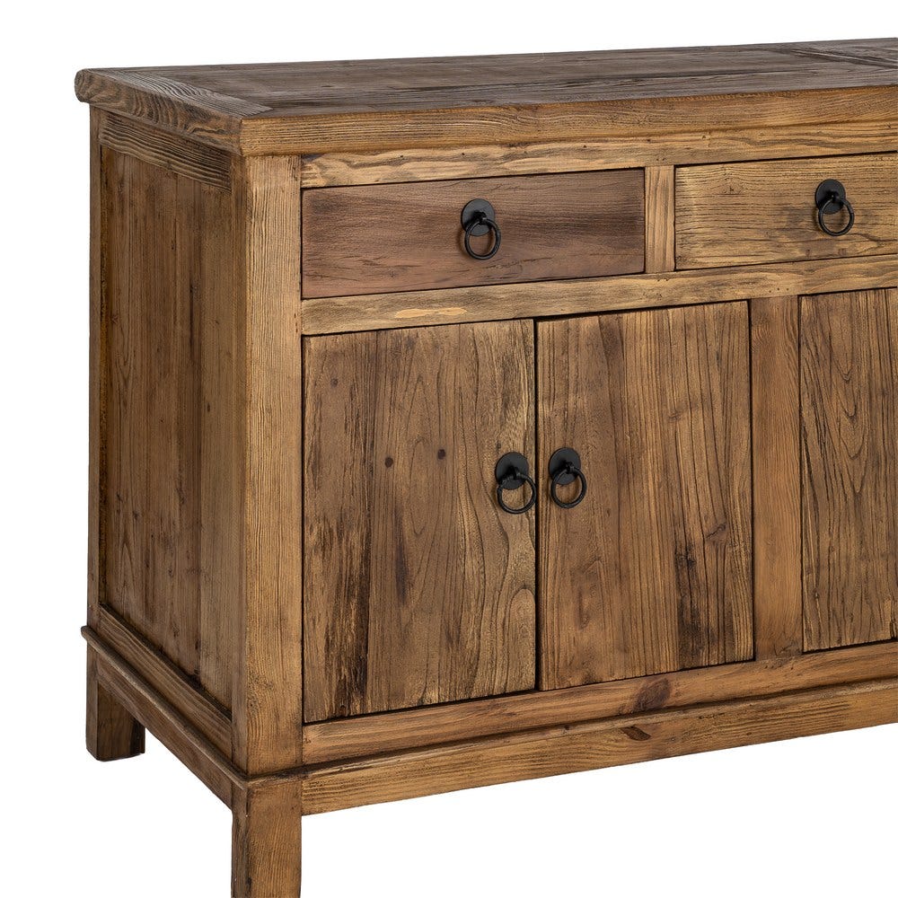 Aparador Madera Reciclada Salón 190 x 50 x 80 cm - Imagen 9
