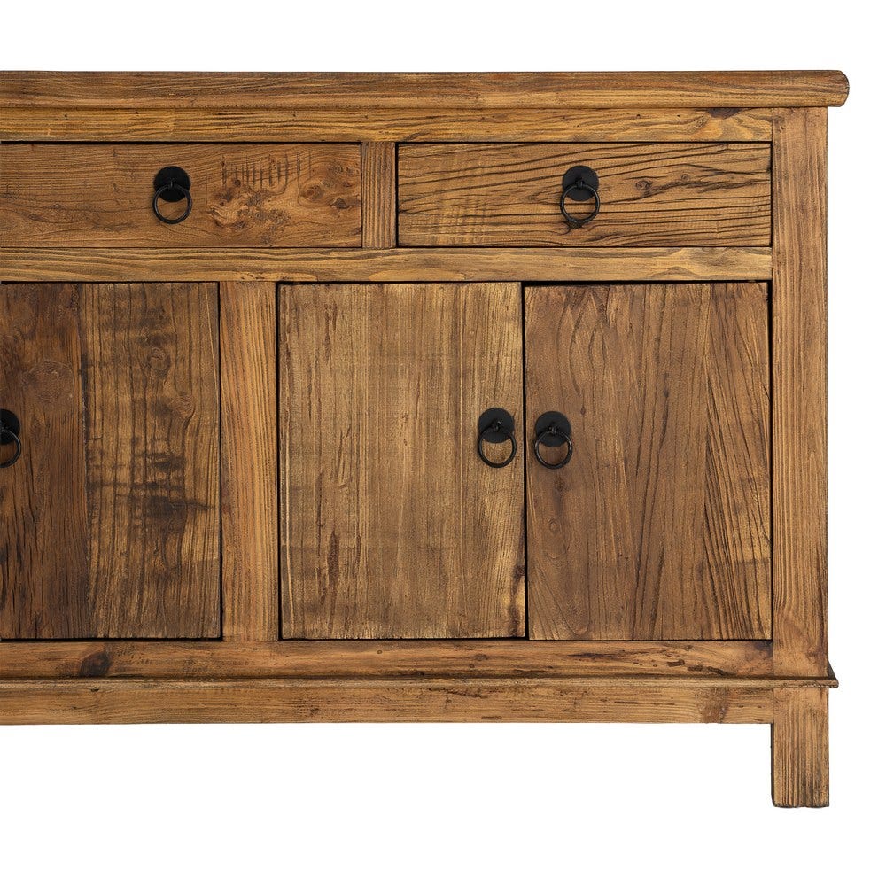Aparador Madera Reciclada Salón 190 x 50 x 80 cm - Imagen 11