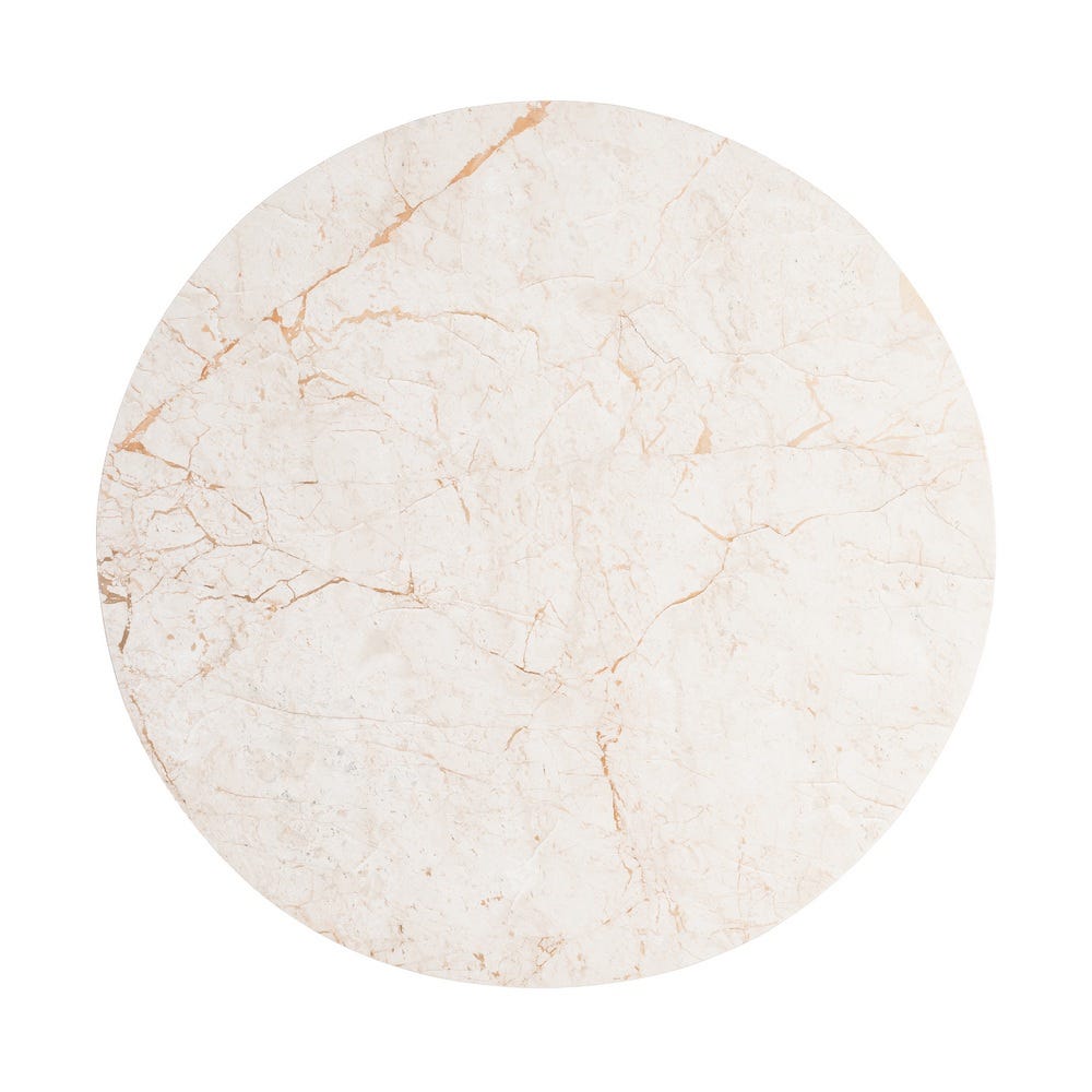 Mesa Comedor Mármol/Madera Salón 120 x 120 x 76 cm - Imagen 8