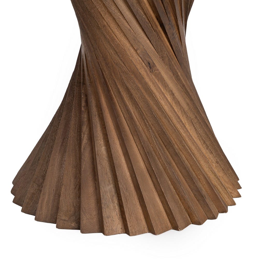 Mesa Comedor Mármol/Madera Salón 120 x 120 x 76 cm - Imagen 6