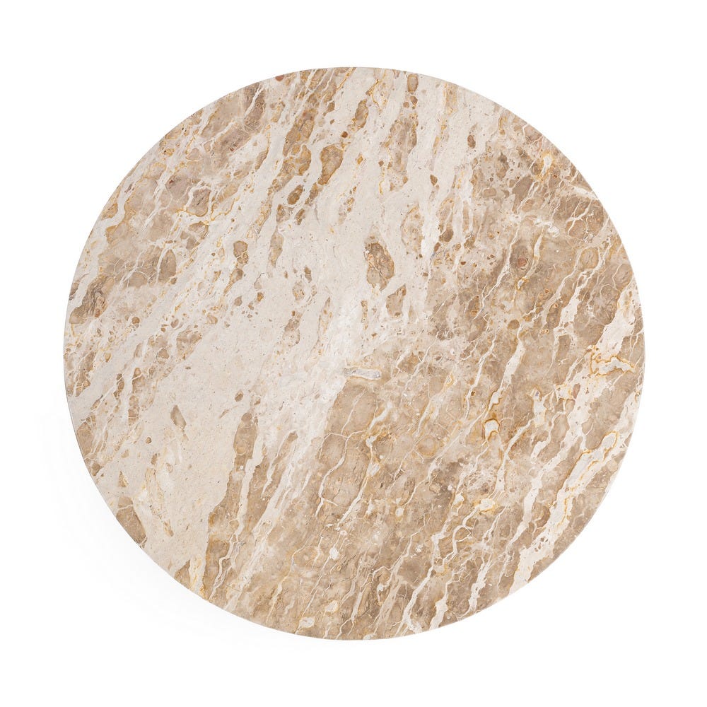 Mesa Comedor Mármol/Madera Salón 120 x 120 x 76 cm - Imagen 8