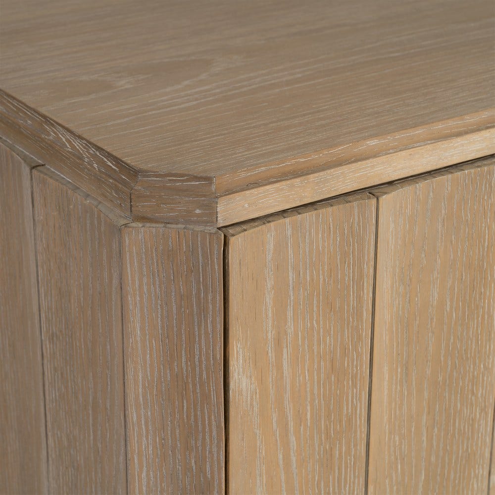 Aparador Natural Madera De Roble Salón 208 x 54 x 65,50 cm - Imagen 6