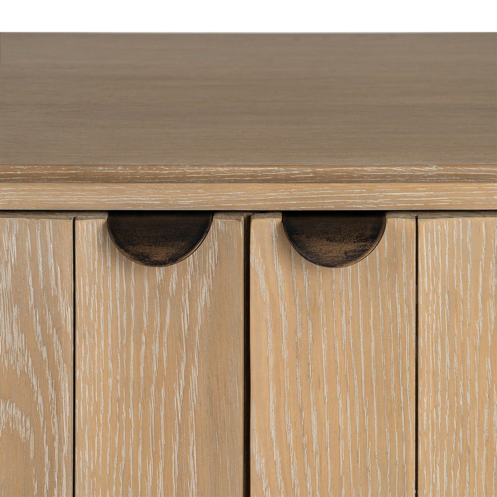 Aparador Natural Madera De Roble Salón 208 x 54 x 65,50 cm - Imagen 7