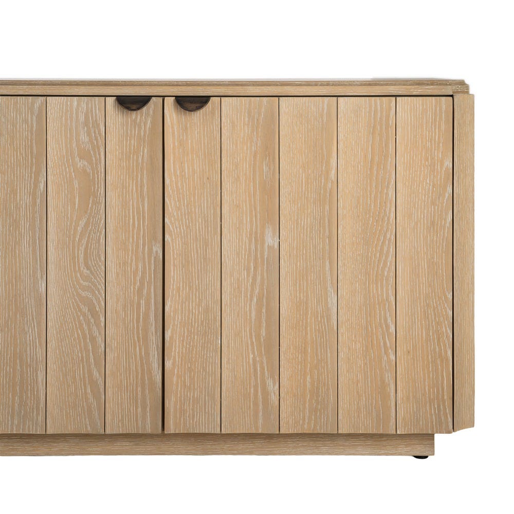 Aparador Natural Madera De Roble Salón 208 x 54 x 65,50 cm - Imagen 9