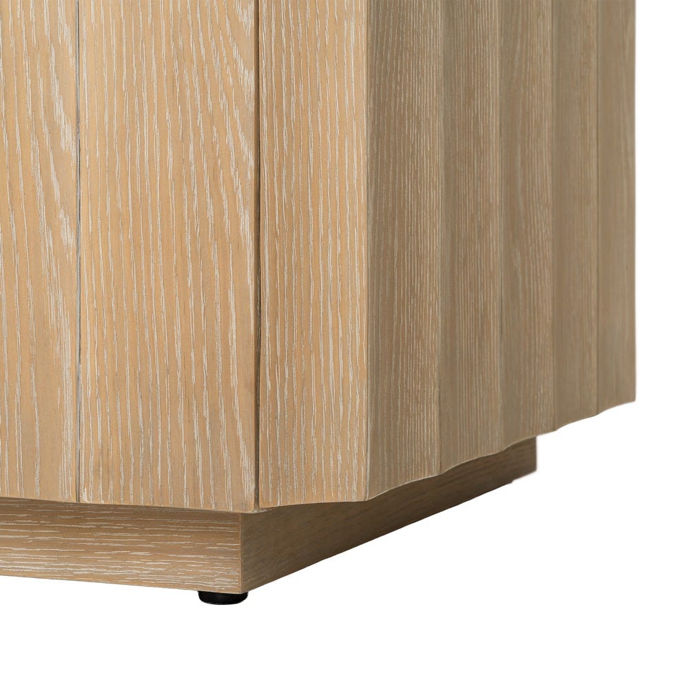 Aparador Natural Madera De Roble Salón 208 x 54 x 65,50 cm - Imagen 10