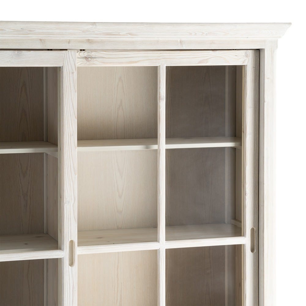 Alacena Blanco Rozado Madera De Pino 180 x 44 x 240 cm - Imagen 4