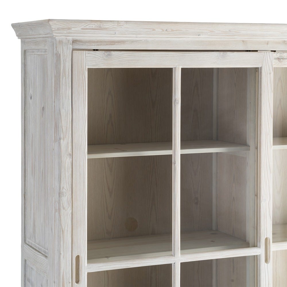 Alacena Blanco Rozado Madera De Pino 180 x 44 x 240 cm - Imagen 5