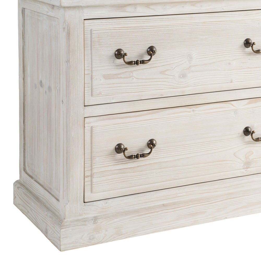 Alacena Blanco Rozado Madera De Pino 180 x 44 x 240 cm - Imagen 6