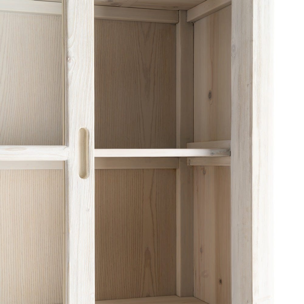 Alacena Blanco Rozado Madera De Pino 180 x 44 x 240 cm - Imagen 7