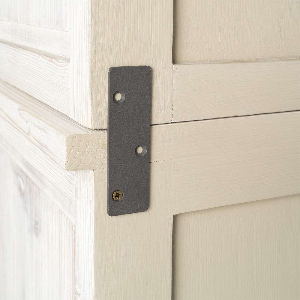 Alacena Blanco Rozado Madera De Pino 180 x 44 x 240 cm - Imagen 11