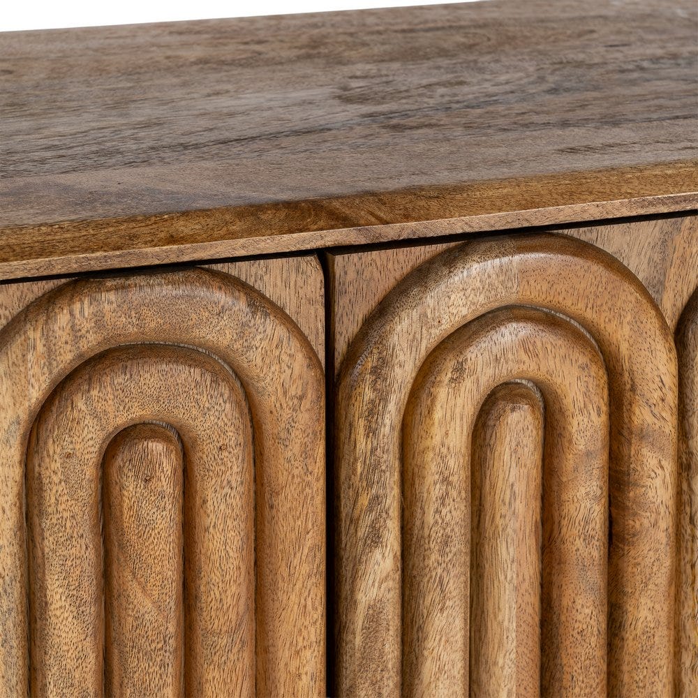 Aparador Madera De Mango Salón 152 x 40 x 78 cm - Imagen 8
