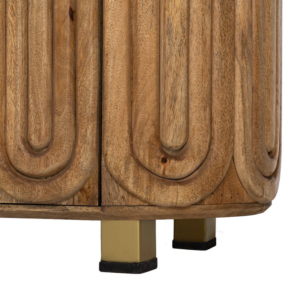 Aparador Madera De Mango Salón 152 x 40 x 78 cm - Imagen 10