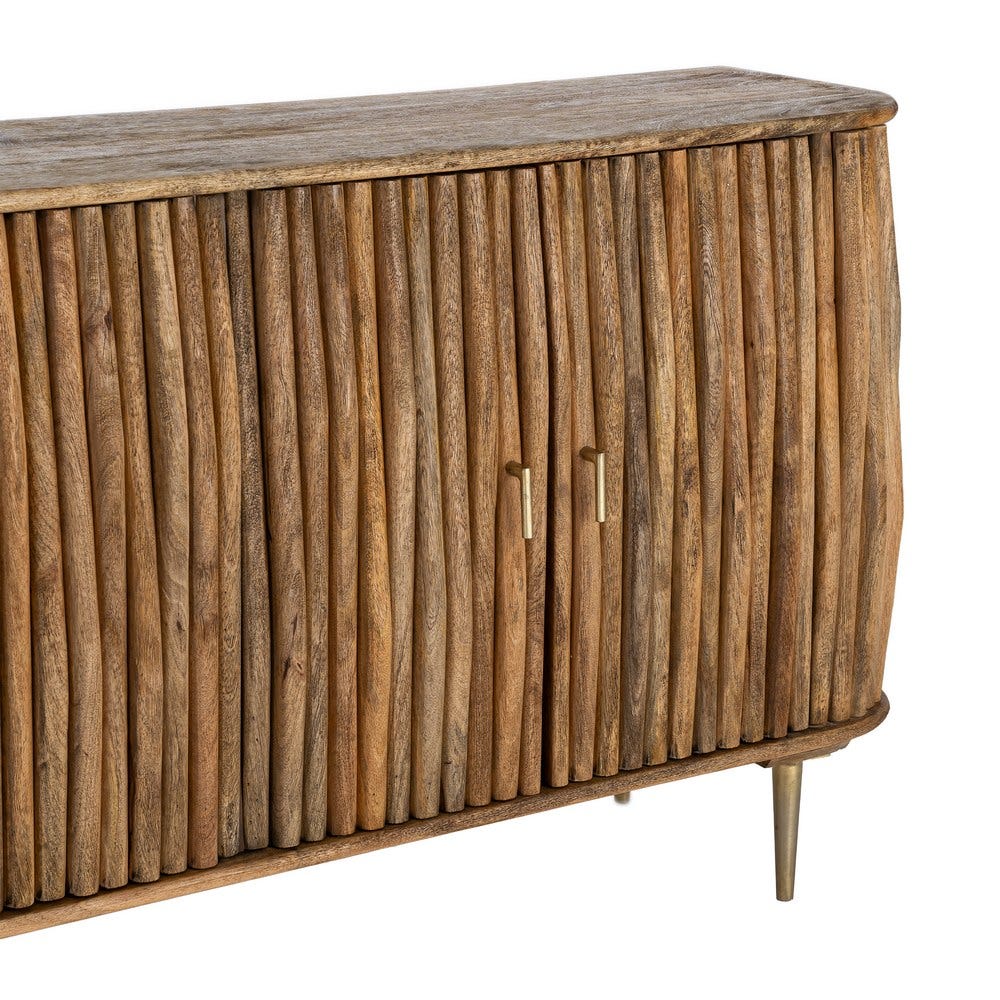 Aparador Madera De Mango Salón 148 x 39 x 78 cm - Imagen 4
