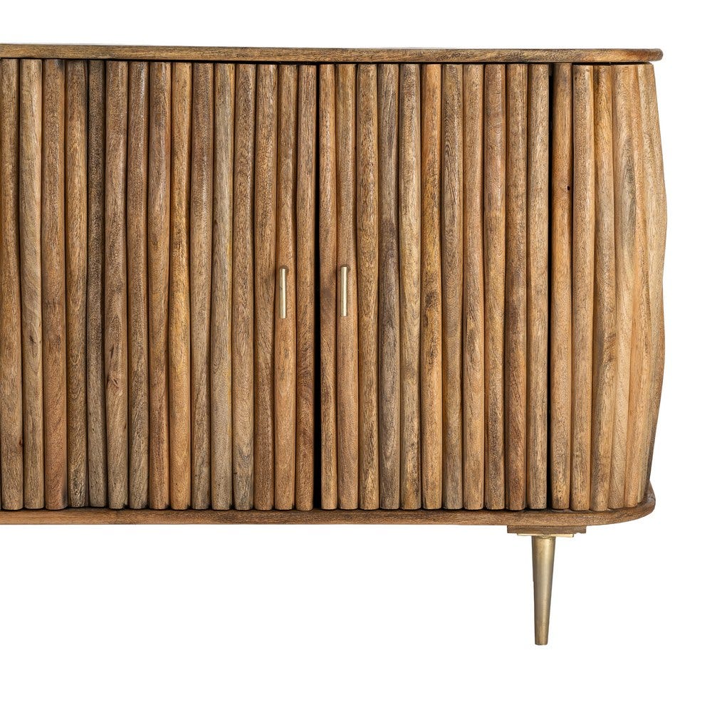 Aparador Madera De Mango Salón 148 x 39 x 78 cm - Imagen 9