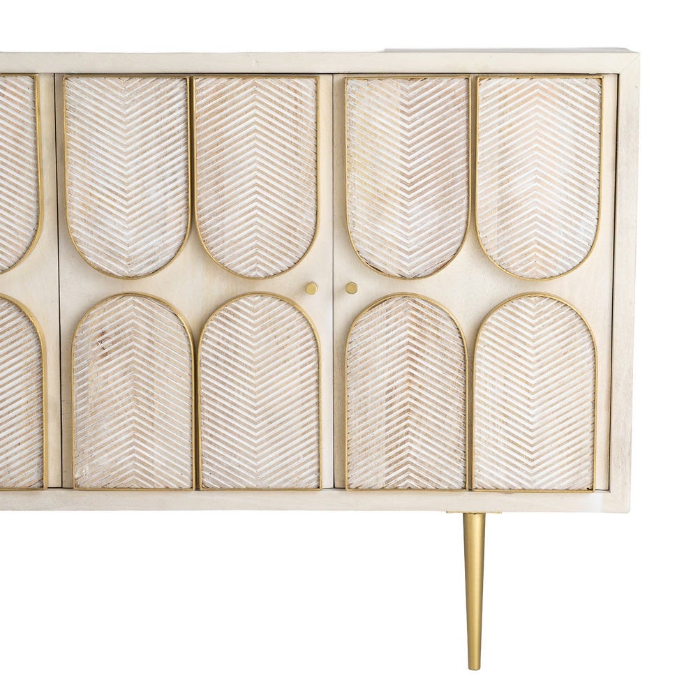Aparador Madera De Mango Salón 152 x 41 x 83,50 cm - Imagen 9