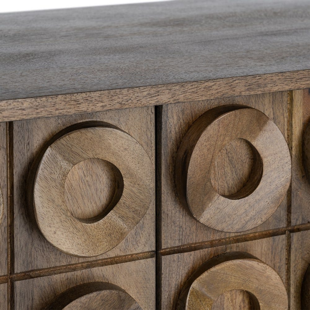 Aparador Madera De Mango Salón 147 x 42 x 76 cm - Imagen 6