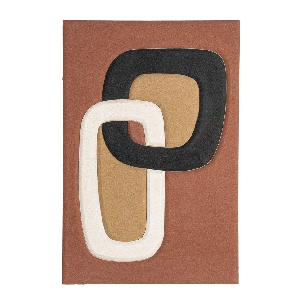 Pack de 2 Cuadros Abstracto 2/M Dm Decoración 80 x 5,50 x 120 cm - Imagen 2