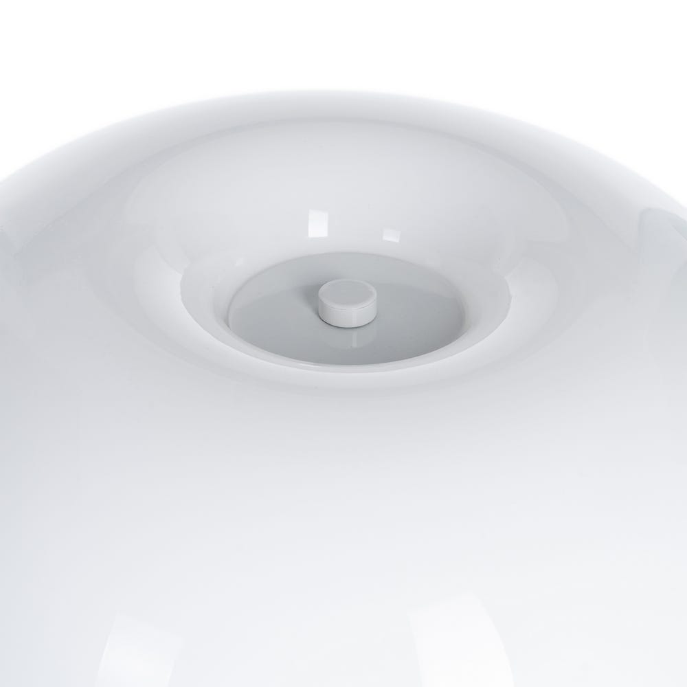 Lámpara Mesa Blanco Cristal-Metal 25,50 x 25,50 x 25 cm - Imagen 4