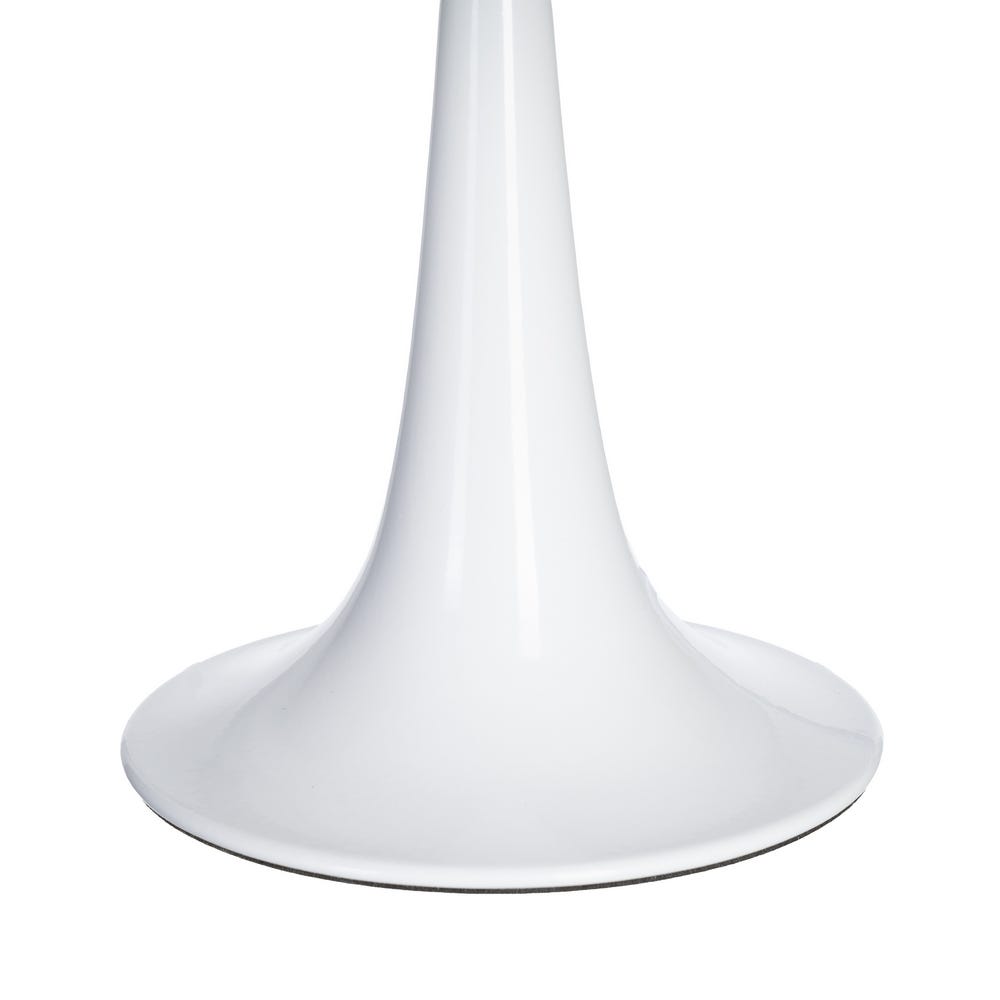 Lámpara Mesa Blanco Cristal-Metal 25,50 x 25,50 x 25 cm - Imagen 5