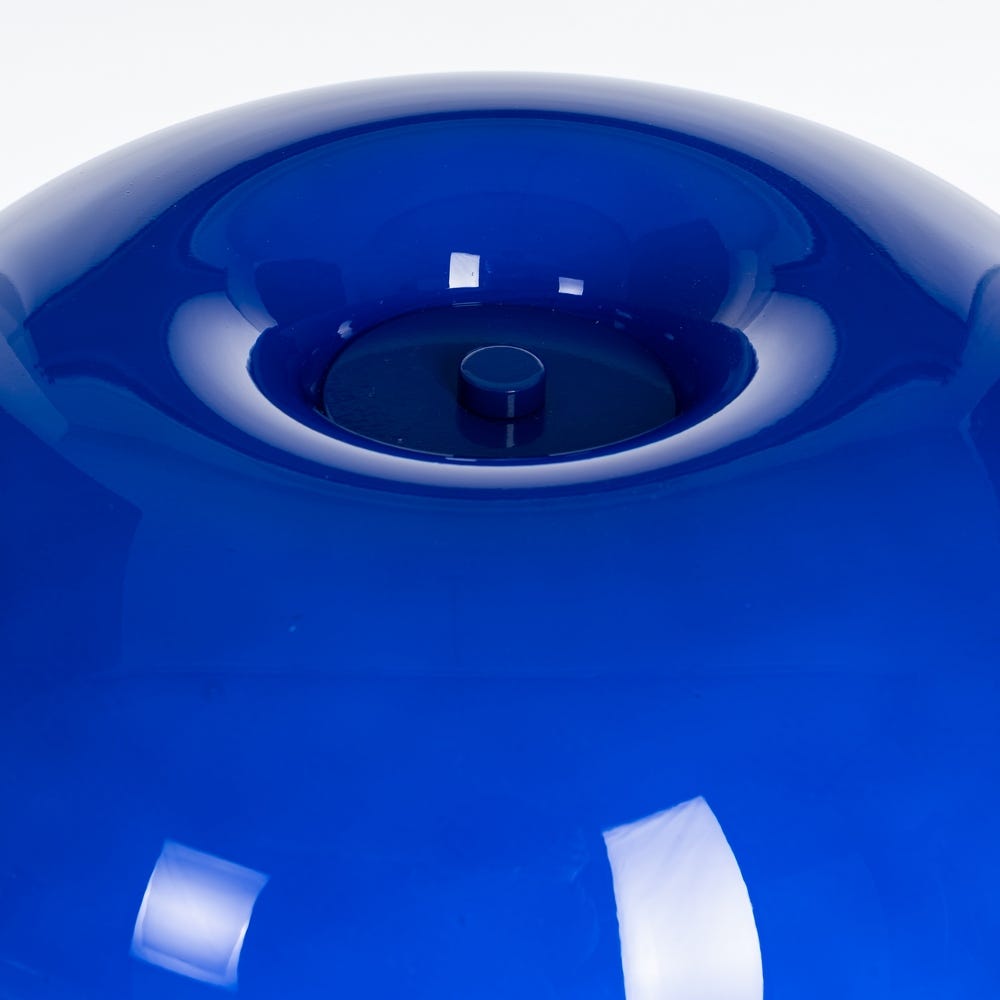 Lámpara Mesa Azul Cristal-Metal 25,50 x 25,50 x 25 cm - Imagen 4