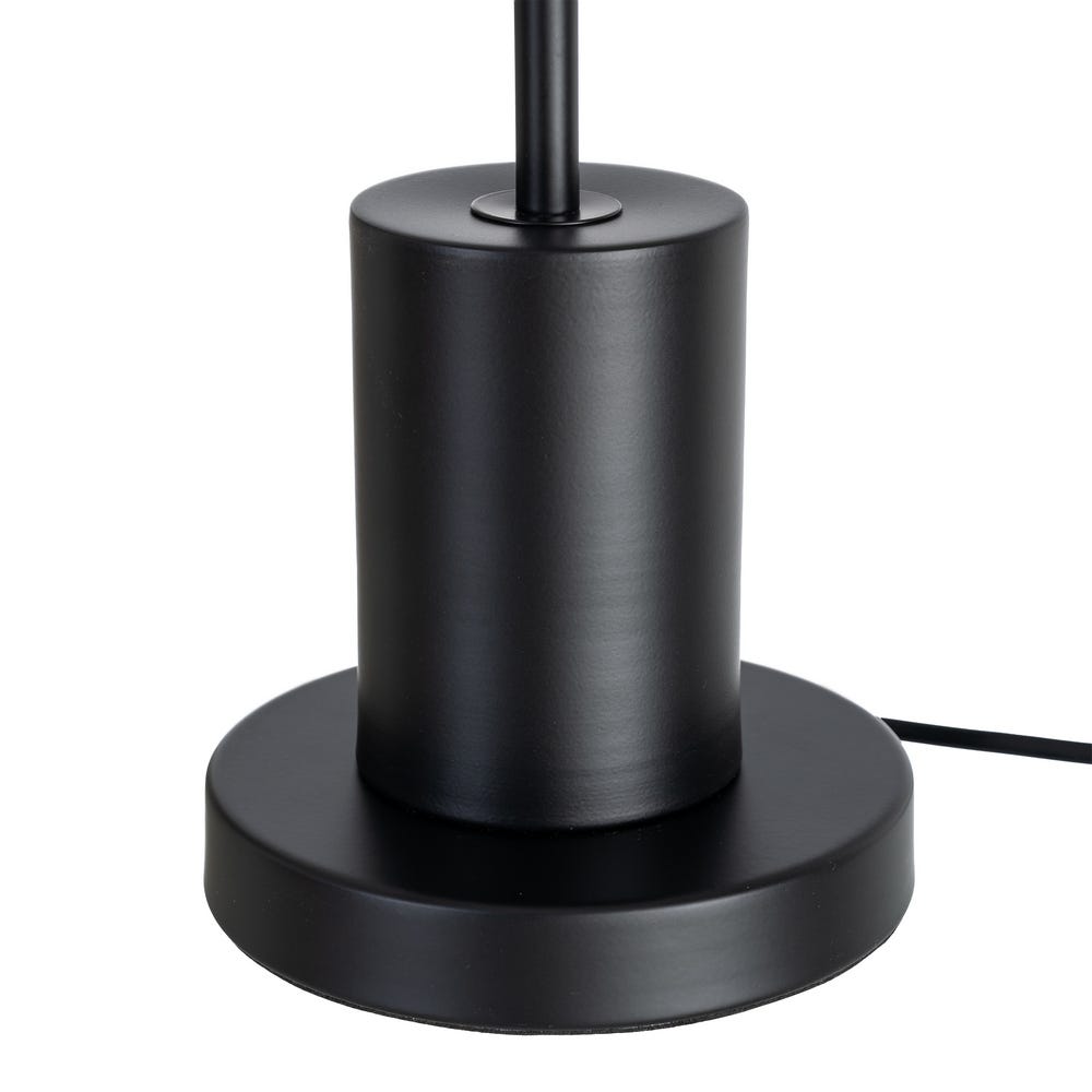 Lámpara Mesa Negro Tejido-Metal 30 x 30 x 65 cm - Imagen 5