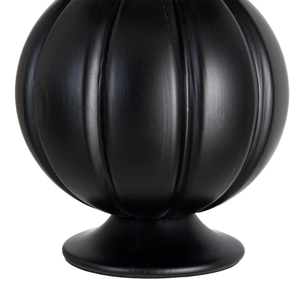 Lámpara Mesa Negro Tejido-Madera 24 x 24 x 47,50 cm - Imagen 5