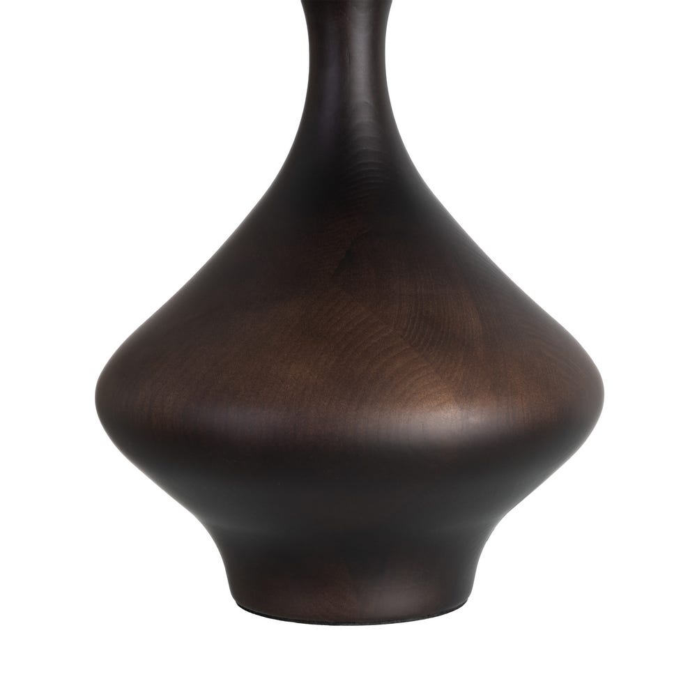 Lámpara Mesa Marrón Tejido-Madera 34 x 34 x 50 cm - Imagen 5