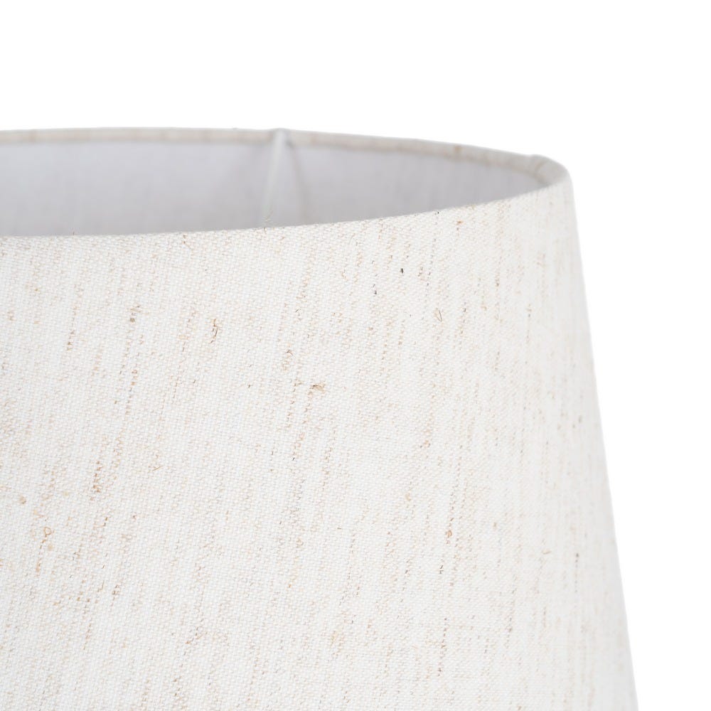 Lámpara de Mesa de Cerámica con Rayas Decorativas para Salón 25 x 25 x 41 cm - Imagen 2