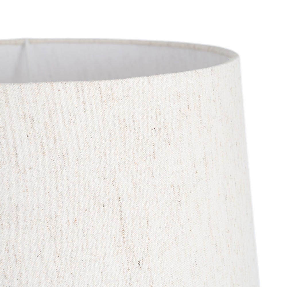 Lámpara de Mesa Alta de Cerámica con Rayas para Salón 30 x 30 x 55,5 cm - Imagen 2