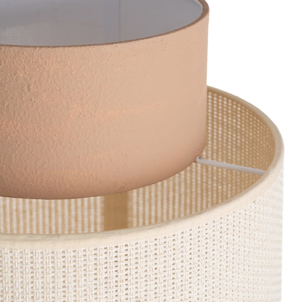 Lámpara de Pie de Cerámica Terracota para Salón Moderno 30 x 30 x 118 cm - Imagen 2