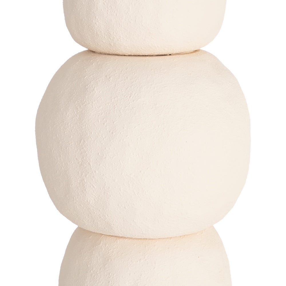 Lámpara de Pie Alta de Cerámica Crema para Salón Premium 38 x 38 x 154,5 cm - Imagen 5