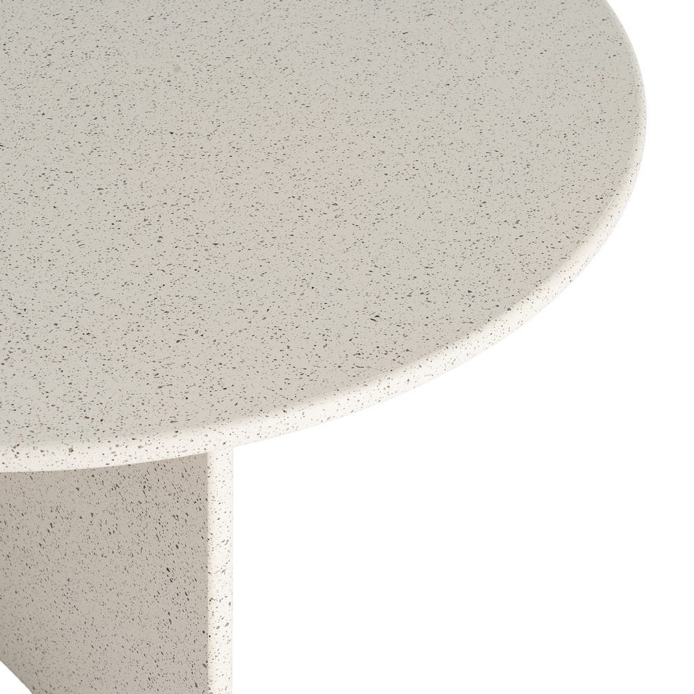 Mesa de Centro Blanca de DM para Salón de Diseño 80 x 80 x 42 cm - Imagen 3