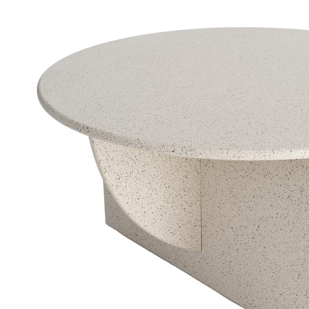 Mesa de Centro Blanca de DM para Salón de Diseño 80 x 80 x 42 cm - Imagen 4