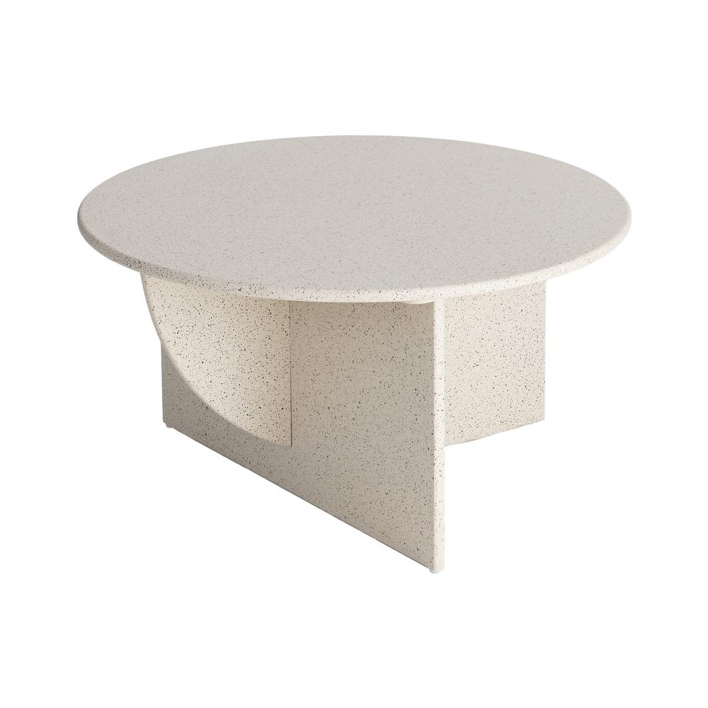 Mesa de Centro Blanca de DM para Salón de Diseño 80 x 80 x 42 cm - Imagen 6