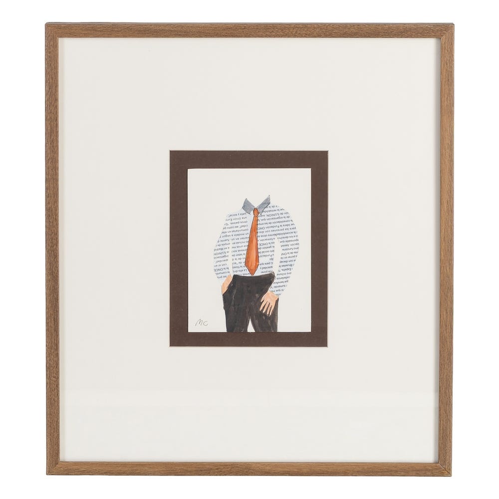 Pack de 4 Cuadros Pintura Hombres 4/M 44 x 50 cm - Imagen 2