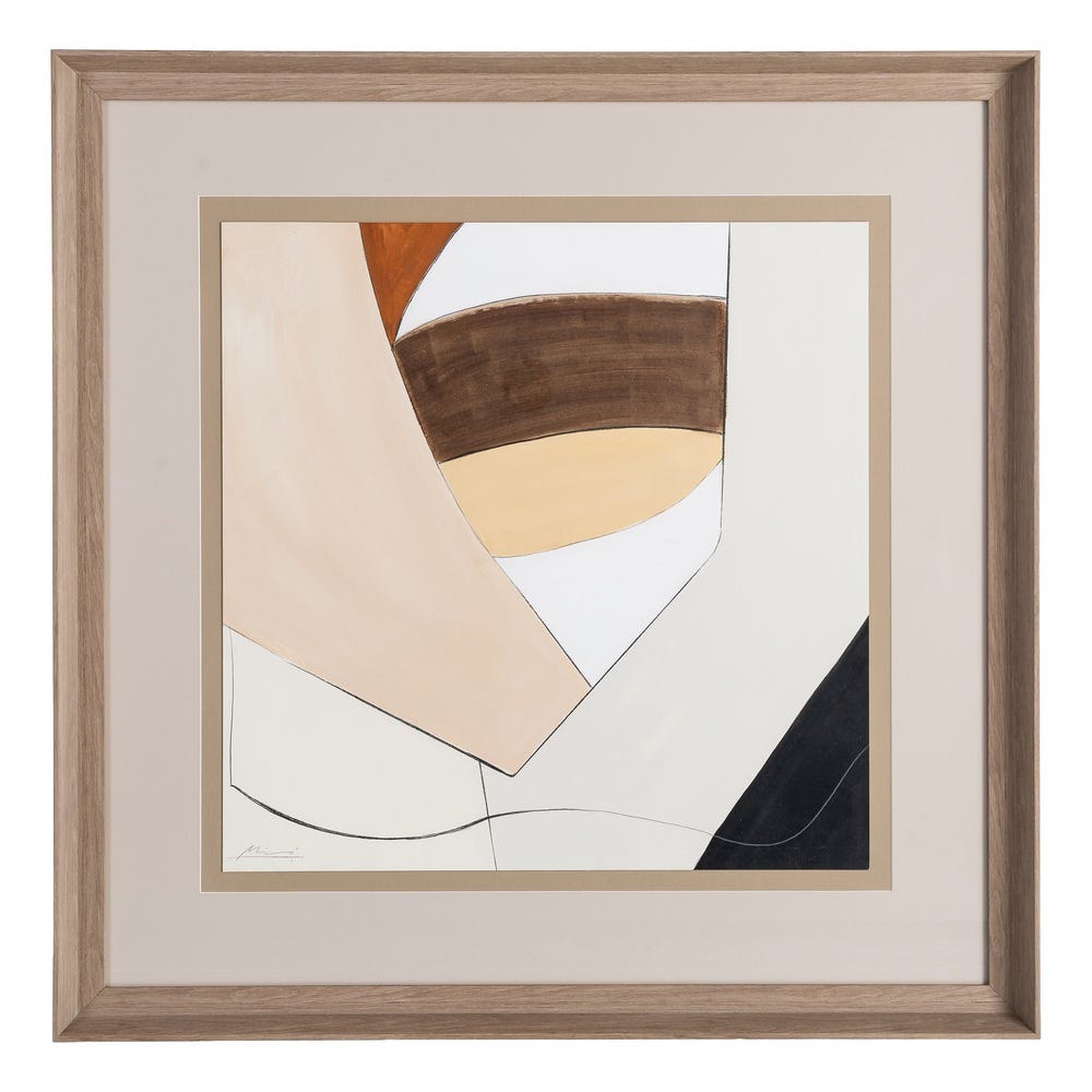 Pack de 2 Cuadros Pintura Abstracto 2/M 80 x 80 cm - Imagen 2