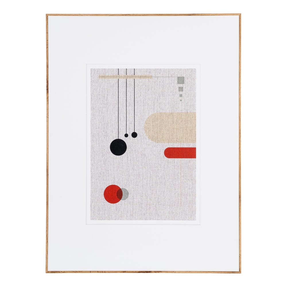 Pack de 2 Cuadros Abstracto 2/M Madera Impreso 60 x 3 x 80 cm - Imagen 2