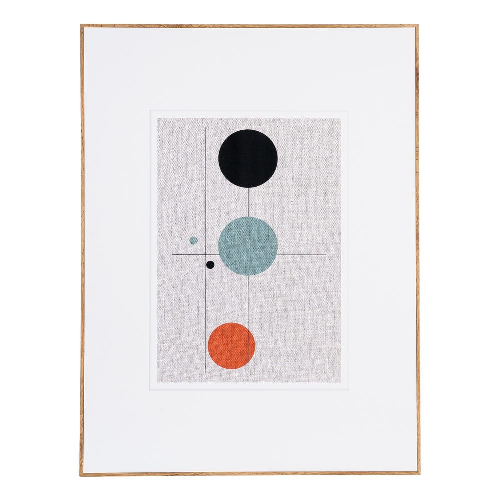 Pack de 2 Cuadros Abstracto 2/M Madera Impreso 60 x 3 x 80 cm - Imagen 3