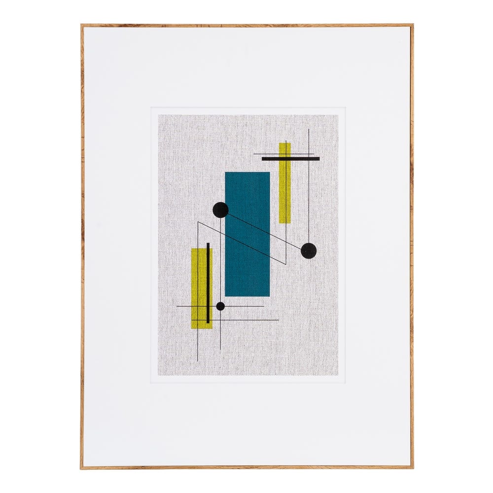Pack de 2 Cuadros Abstracto 2/M Madera Impreso 60 x 3 x 80 cm - Imagen 2