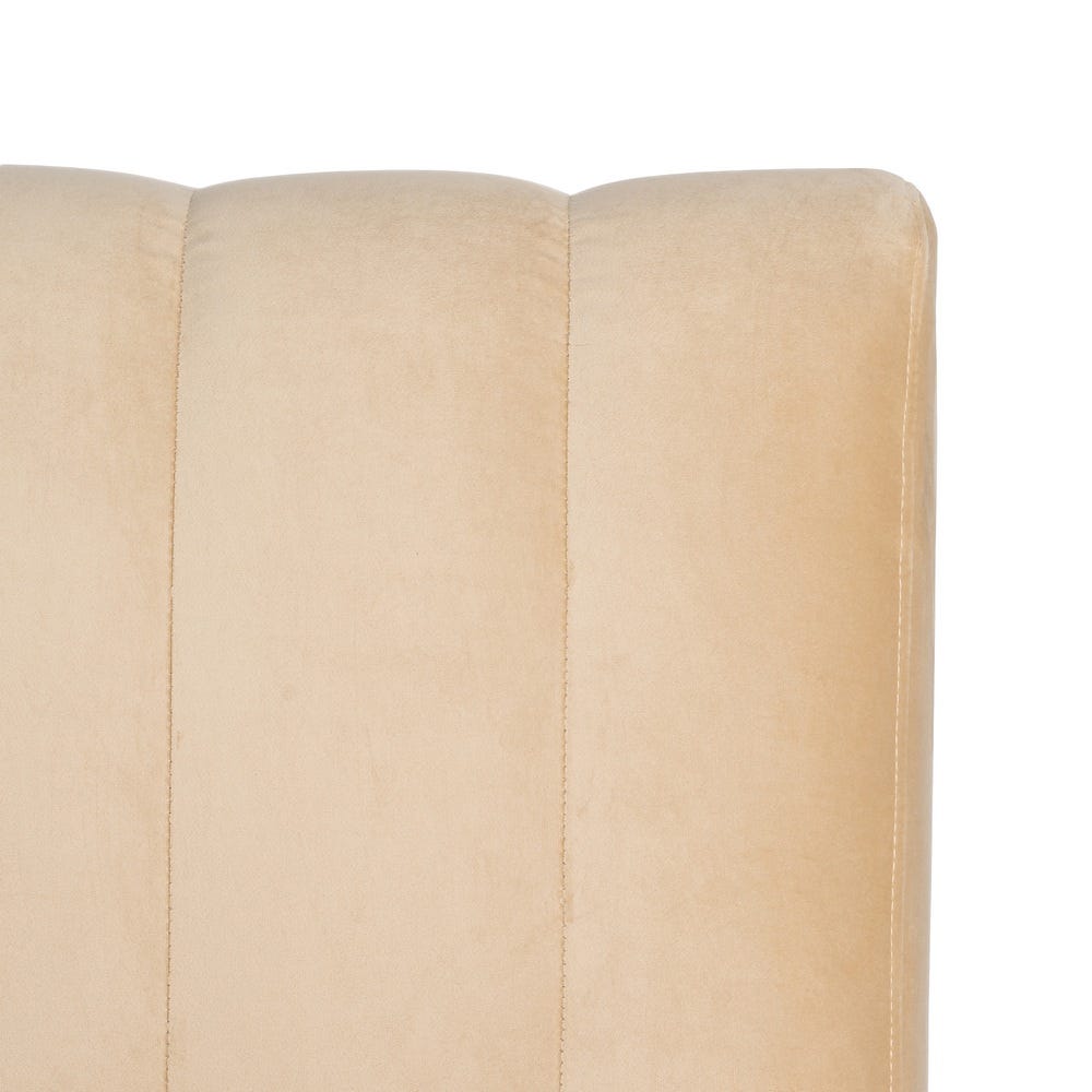Banco Tapizado Beige para Comedor y Hostelería de Tejido Premium 180 x 60 x 90 cm - Imagen 7