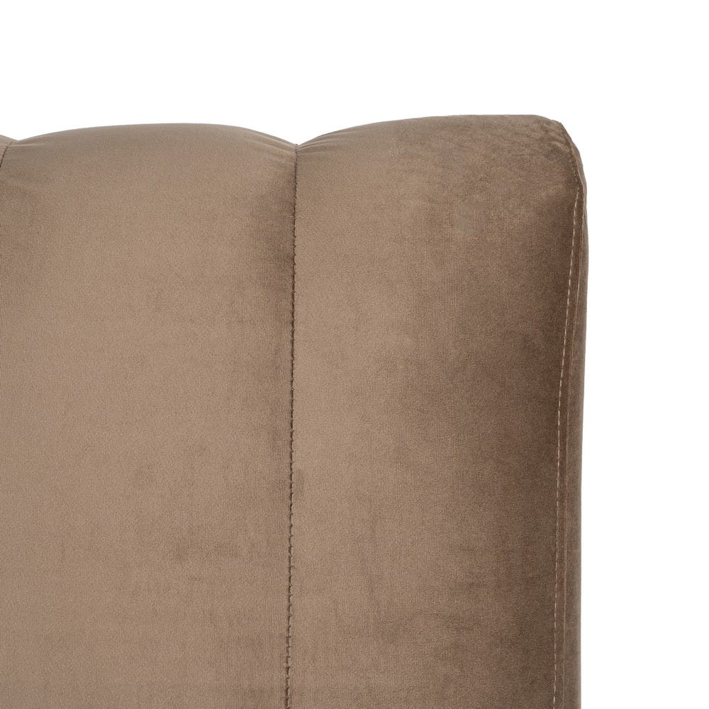 Banco Tapizado Color Topo para Comedor y Hostelería de Tejido Elegante 120 x 60 x 90 cm - Imagen 7