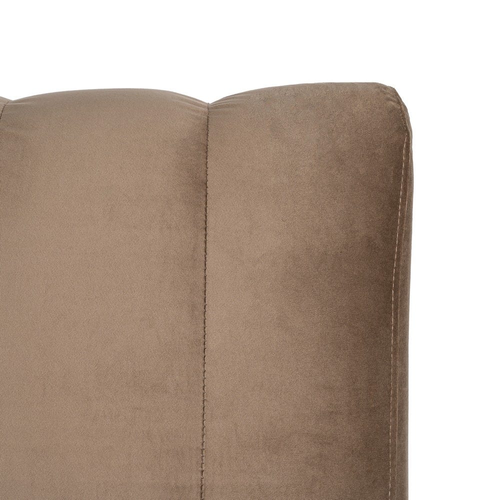 Banco Tapizado Marrón para Comedor y Hostelería de Tejido Premium 180 x 60 x 90 cm - Imagen 7