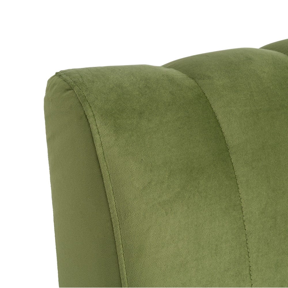 Banco Tapizado Verde para Comedor y Hostelería de Tejido Moderno 120 x 60 x 90 cm - Imagen 5