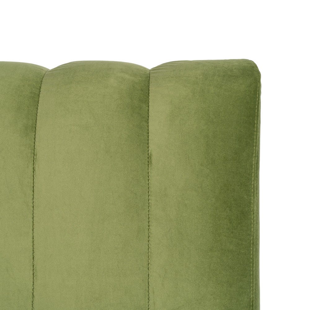 Banco Tapizado Verde para Comedor y Hostelería de Tejido Moderno 120 x 60 x 90 cm - Imagen 7