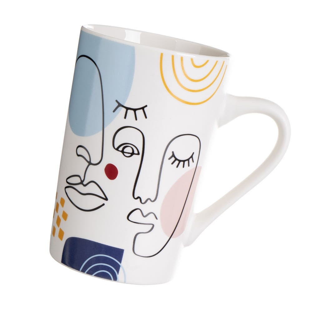 Pack de 12 Tazas Mug 370 Ml 4/M Cerámica 12 x 8 x 12 cm - Imagen 2