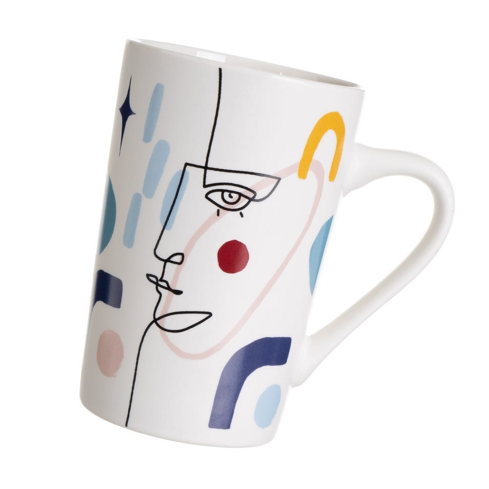 Pack de 12 Tazas Mug 370 Ml 4/M Cerámica 12 x 8 x 12 cm - Imagen 5