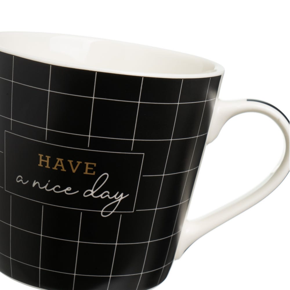 Pack de 4 Tazas Mug 370 Ml 4/M Cerámica 12 x 8 x 9,50 cm - Imagen 4