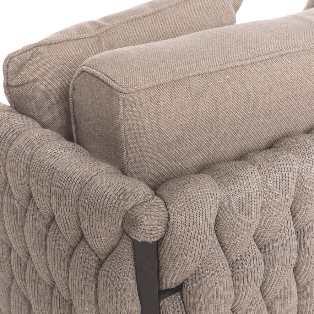 Sillón Rebecca Aluminio Topo 86 x 83 x 74 cm - Imagen 3